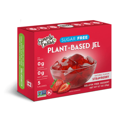Simply Delish, Natural Strawberry Flavor Jel Dessert 0.7oz