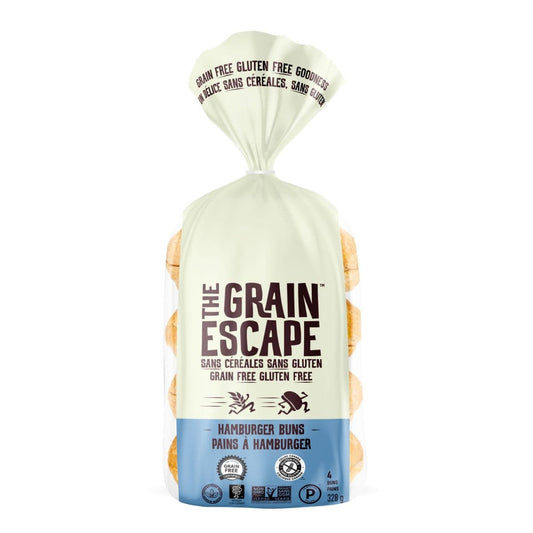 The Grain Escape, Gluten-Free Hamburger Buns 11.6oz (Frozen)