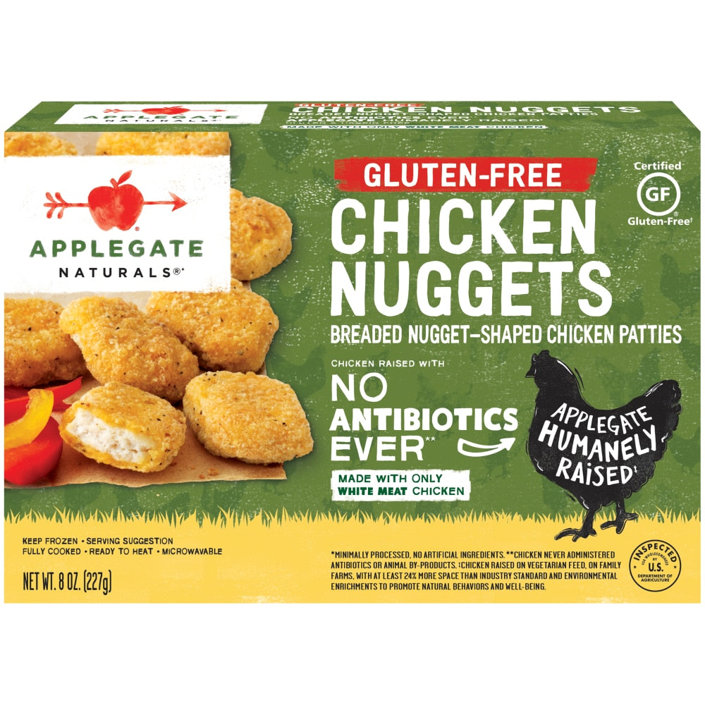 Applegate Natural, Gluten-Free Chicken Nuggets 8oz (Frozen)