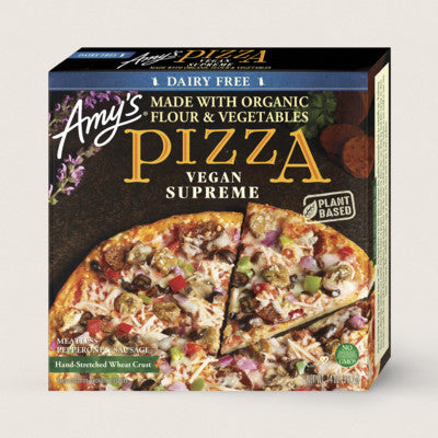 [Discon]Amy's, Vegan Supreme Pizza 14oz (Frozen)