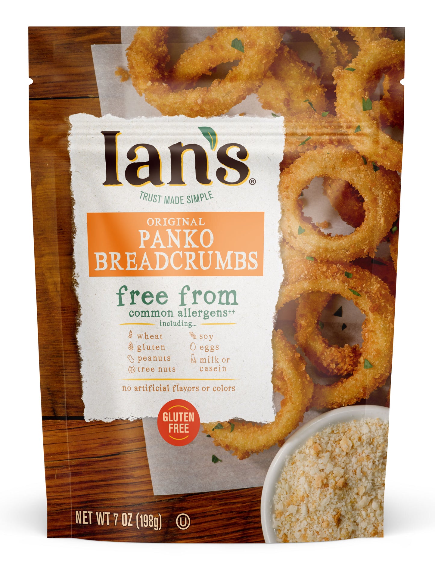 Ian's, Gluten Free Panko Breadcrumbs Original 7oz