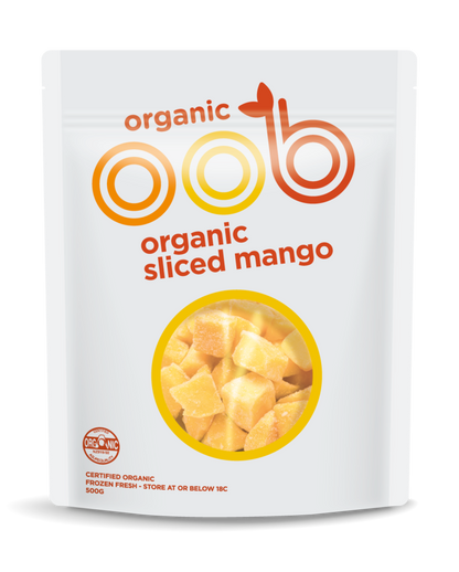 OOB Organic, Organic Diced Mango 500g (Frozen)