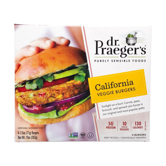 [Discon] Dr. Praeger’s, California Veggie Burgers 4 burgers 10oz (Frozen)