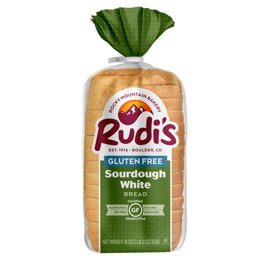 Rudi's Bakery, Gluten-free Sourdough White Bread 18oz (Frozen)