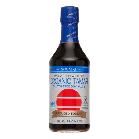 SAN-J, Organic Tamari Gluten Free Soy Sauce (reduced sodium) 20oz