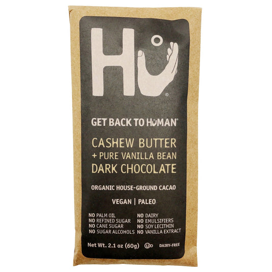 Hu Kitchen, Cashew Butter + Pure Vanilla Bean Dark Chocolate Bar 2.1oz