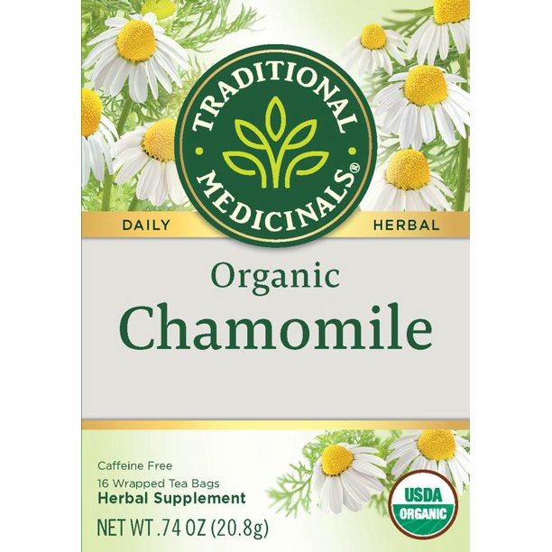 Traditional Medicinals, Organic Chamomile Tea 16Ct