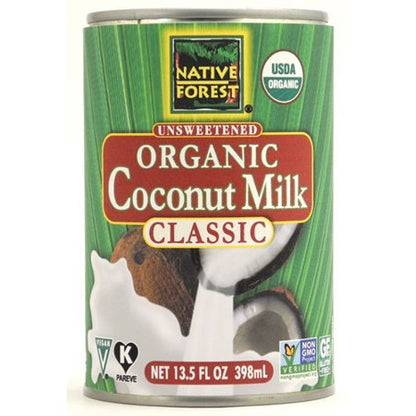 Native Forest, Organic Unsweetened Classic Coconut Milk 13.5oz