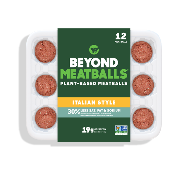 Beyond Meat, Plant-based Meatballs Italian Style 10oz (Frozen)