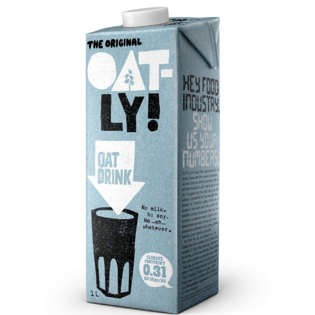 OATLY, Oat Drink ORIGINAL 1L x6pcs "best by 7/2/24"