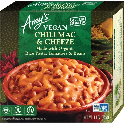 Amy's, Vegan Gluten Free Chili Mac and Cheese Bowl 9oz (Frozen)
