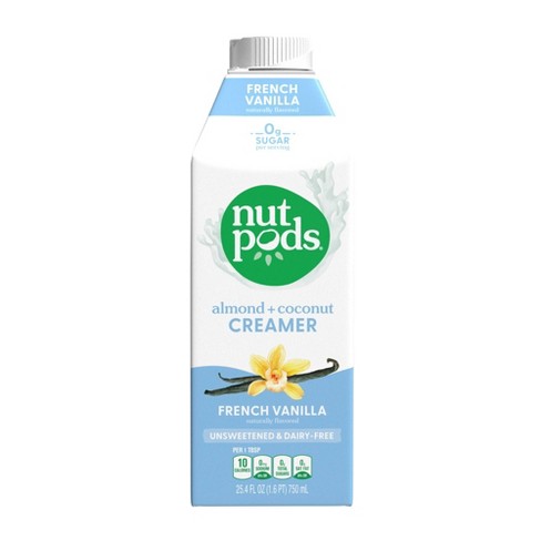 Nutpods, Unsweetened Almond+Coconut Creamer French Vanilla 25.4oz (Chill)