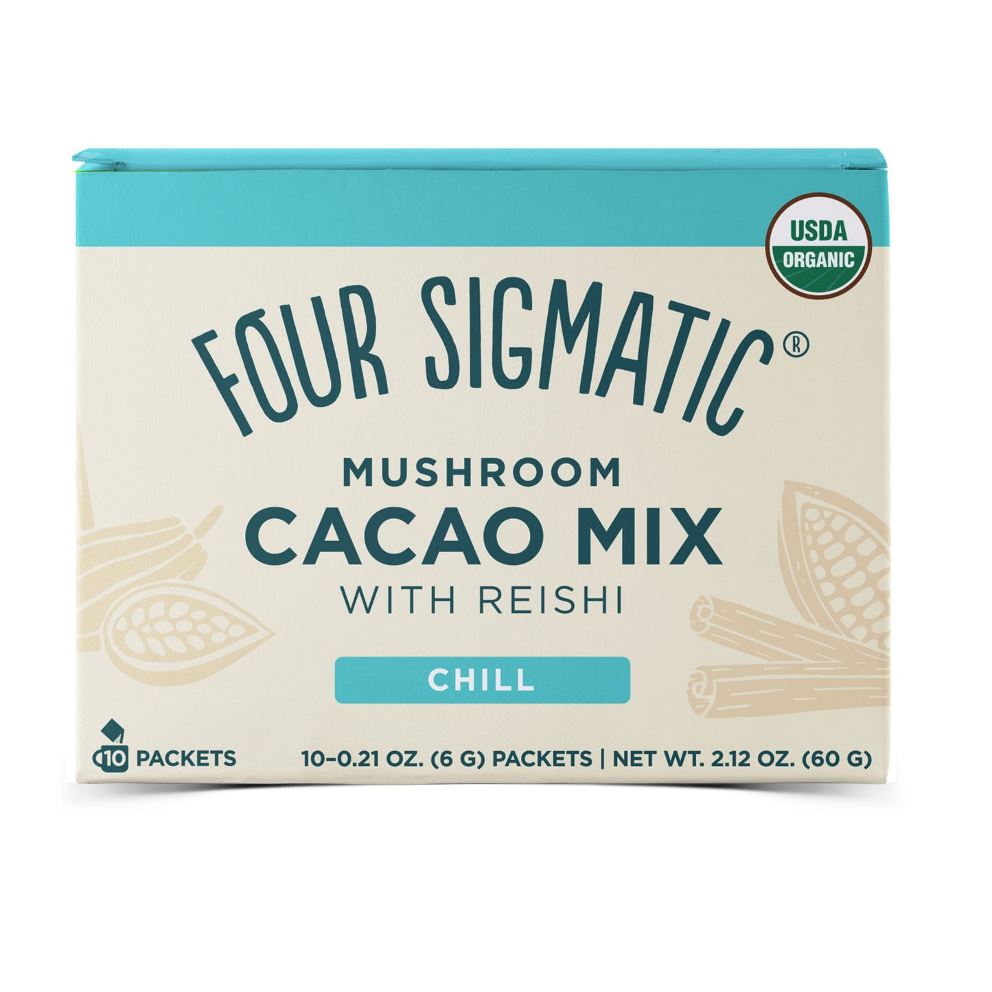 [Discon] Four Sigmatic, Mushroom Cacao Mix with Reishi 10 Packets