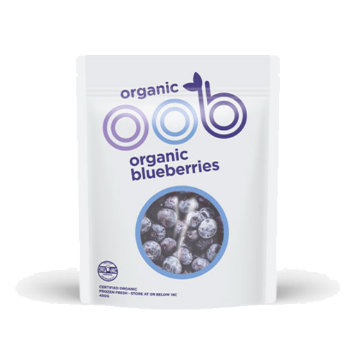 OOB Organic, Organic Blueberries 450g (Frozen)
