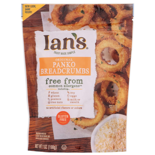 Ian's, Gluten Free Panko Breadcrumbs Original 7oz