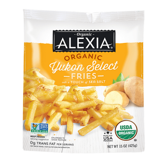 [Discon] Alexia, Organic Yukon Gold Oven Fries Julienned Sea Salt 15 oz (Frozen)
