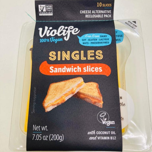 Violife, Singles Sandwich Slices 7.05oz (Chill)