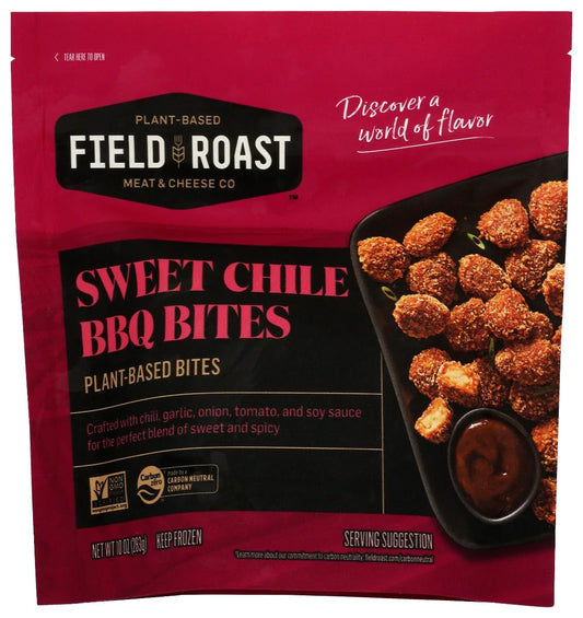 [Discon] Field Roast, Plant Based Sweet Chile BBQ Bites 10oz (Frozen) "best by 11/11/22"
