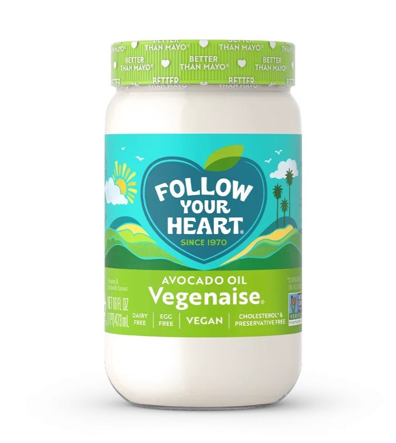 Follow Your Heart, Avocado Oil Vegenaise Dressing and Sandwich Spread 16oz (Chill)