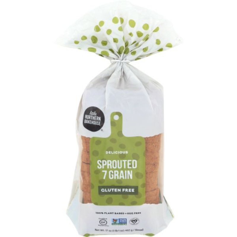 [Promo] Little Northern Bakehouse, Gluten Free Sprouted 7 Grain Bread 17oz (Frozen)