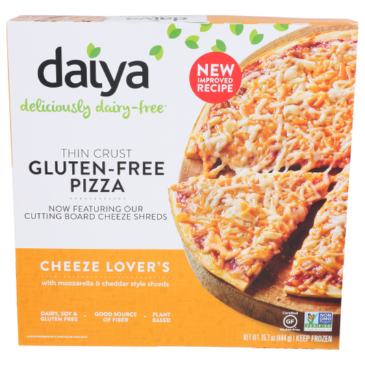 Daiya, Gluten-Free Thin Crust Pizza Cheeze Lover's 15.7oz (Frozen)