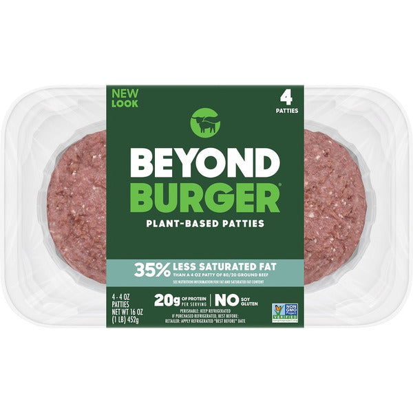 Beyond Meat, Beyond Meat Burger 4 patties 16oz (Frozen)